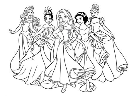 Coloriage Princesse Dessins Imprimer Gratuitement