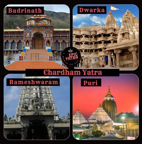 Holy Shrines of Char Dham In India