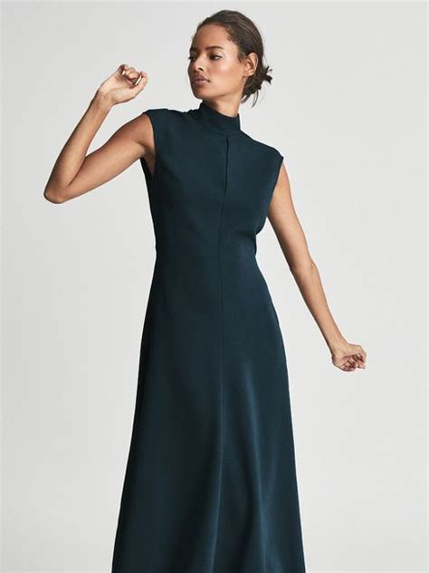 Reiss Livvy Open Back Midi Dress Reiss Usa