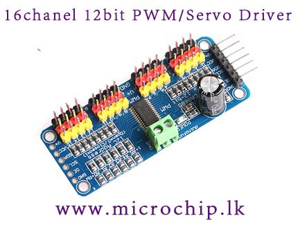 16 Channel 12 Bit PWM Servo Driver I2C Interface PCA9685 Module For