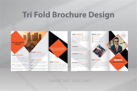 Tri Fold Brochure Vector Design Template Graphic By Vmsit · Creative Fabrica