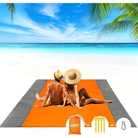 Couverture De Plage Anti Sable Cm Tapis Pique Niques