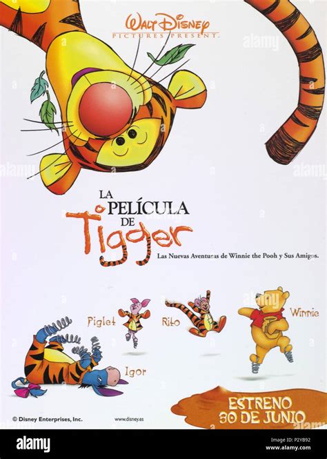 El título original de la película La película de Tigger Título en