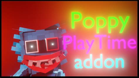 Hmmmm Huggy Wuggy Lol Poppy Playtime Addon By Me Minecraft Bedrockpocket Edition Youtube