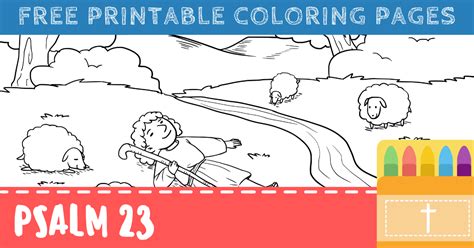 Free Printable Psalm 23 Coloring Pages For Kids Connectus