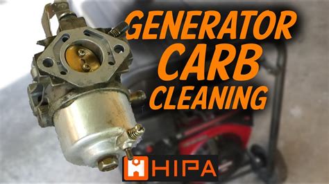 Generator Won T Start Runs Rough Carburetor Cleaning Is Easy Youtube