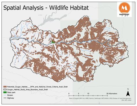 Identifying Wildlife Habitat Zone using Mapping Technology