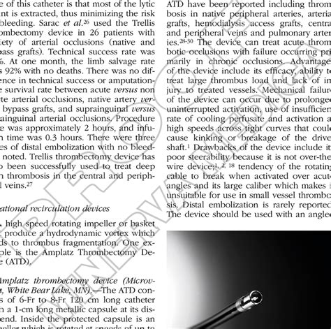 -The Helix Clot Buster Thrombectomy Device. The miniature impeller... | Download Scientific Diagram