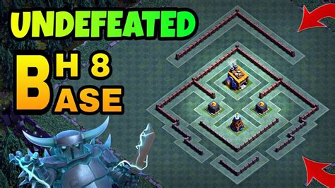 Undefeated Builder Hall Base Layout With Replay Bh Best Trophy