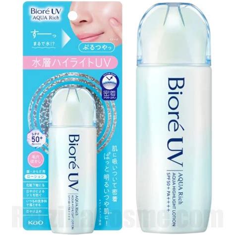 Biore UV Aqua Rich Aqua Highlight Lotion : r/AsianBeauty
