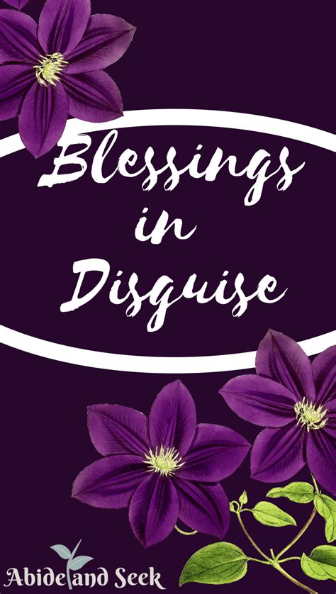 Blessings In Disguise - Abide and Seek