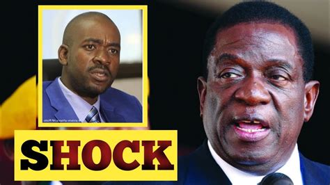 Emmerson Mnangagwa Squash Fight With Nelson Chamisa In Striking Move