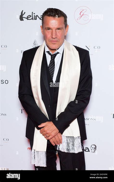 Benjamin Castaldi attends the photocall during the Global Gift Gala ...