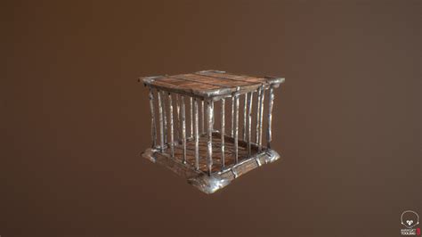 Artstation Cage Game Prop