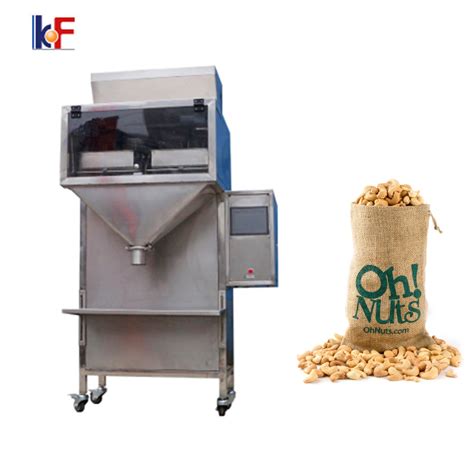 Semi Automatic Double Weigher Granule Rice Beans Nuts Sugar Salt