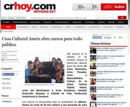 Tec Es Noticia En Los Medios Matr Cula De Cursos De Casa Cultural Am N