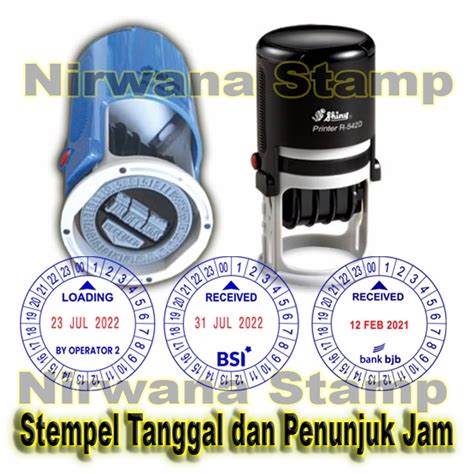 Jual Stempel Tanggal 24 Jam Otomatis Shopee Indonesia