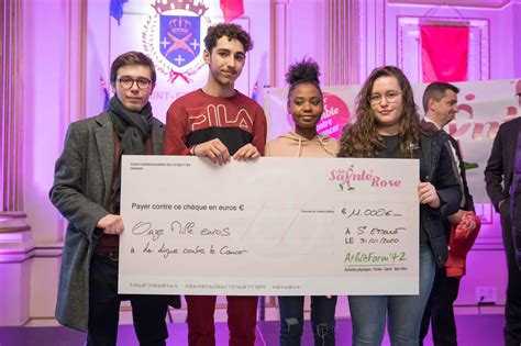 Remise Du Chèque De 11000€ à La Ligue Contre Le Cancer 2019 La Sainté