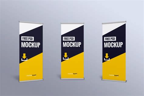 Roll-Up Banner Mockup | MockupBoard.com