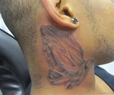 Nice Praying Hands Tattoos For Neck Tattoo Designs Tattoosbag