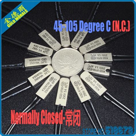 Aliexpress Buy 13values Lot KSD9700 45 105 Degree Celsius N C