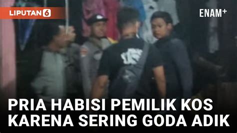 Tak Terima Adik Sering Digoda Pria Di Pasuruan Habisi Pemilik Kos