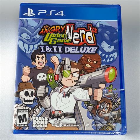 ANGRY VIDEO GAME NERD I & II DELUXE PS4 Limited Run LRG Game in EN-FR ...