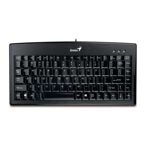 Genius Mini Luxemate 100 Teclado Negro USB 31300725101 QuickHard