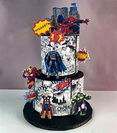 Zoeys Bakehouse On Instagram Superhero Marvel Superherocake