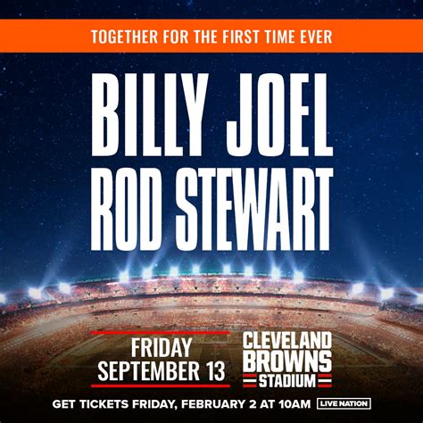 Billy Joel And Rod Stewart At Huntington Bank Field Cleveland Oh