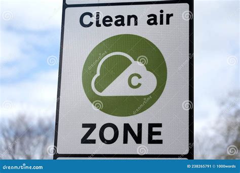 Clean Air Zone Sign stock image. Image of australia - 238265791