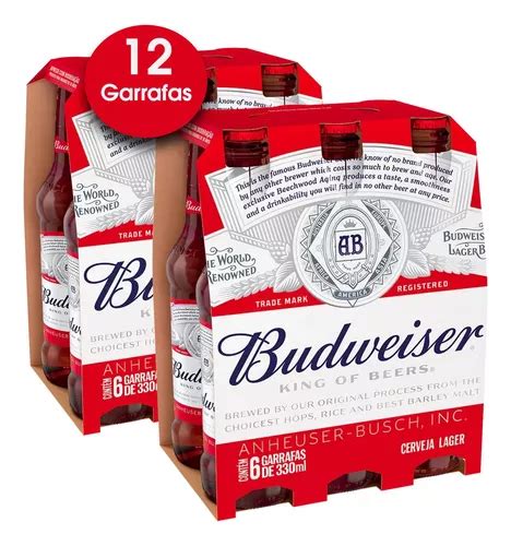 Cerveja Budweiser One Way Garrafa Ml Garrafas Kit Mercadolivre