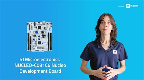 Mouser Electronics STMicro NUCLEO C031C6 Dev Board On Vimeo