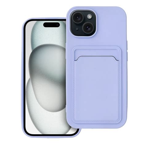 Futerał CARD CASE do IPHONE 15 fioletowy OEM Sklep EMPIK