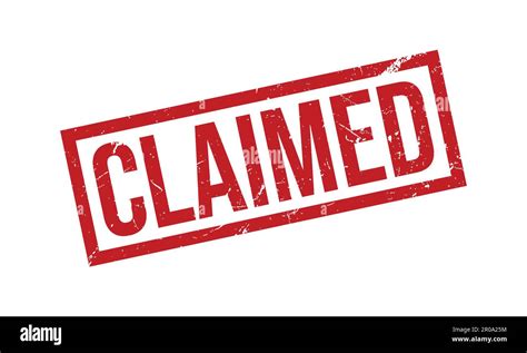 Claimed Stamp Hi Res Stock Photography And Images Alamy