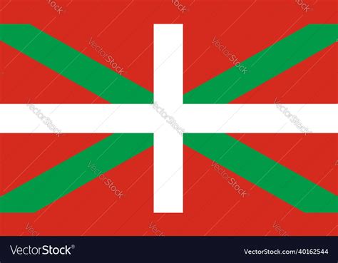 Basque country flag Royalty Free Vector Image - VectorStock