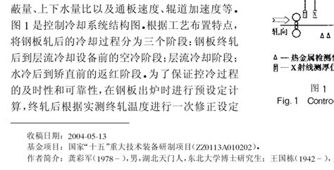 中厚板轧后冷却的过程控制word文档在线阅读与下载无忧文档