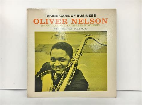 LPレコード Oliver Nelson Taking Care Of Business NEW JAZZ 8233 2309LBS343