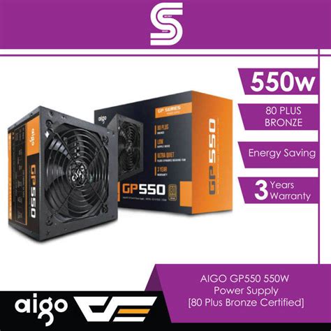 aigo gp  power supply unit   bronze certified aigo