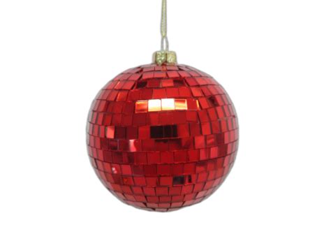 Holiday Home Red Disco Ball Christmas Ornament Holiday Decor 1 Ct Smith’s Food And Drug