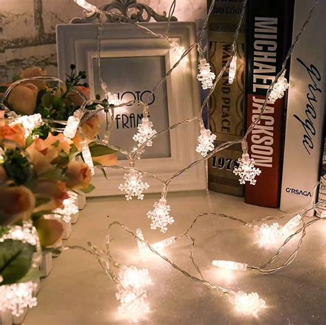 Holiday Lighting 3M 20LED Snowflake Home Xmas Decoration Christmas