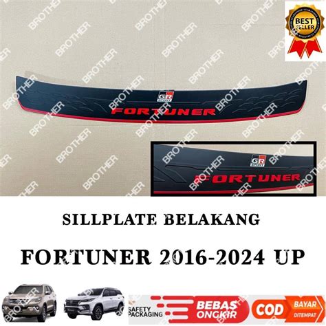 Jual Sillplate Belakang All New Fortuner Hitam List