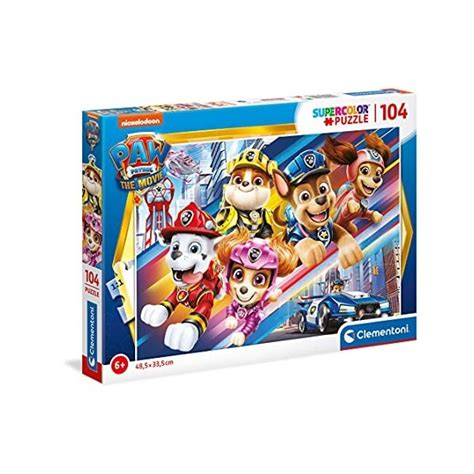 Clementoni Paw Patrol Supercolor Pat Patrouille 104 pièces 6 Ans