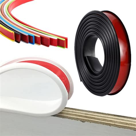 U Shaped Edge Trim Sealing Strip Self Adhesive TPE Edge Banding Strip