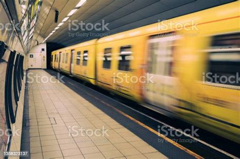 Speeding Subway Train Stock Photo Download Image Now Activity