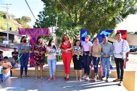 Alcaldesa de Tiquicheo Hortencia Sánchez inaugura Jardín Tiki en la