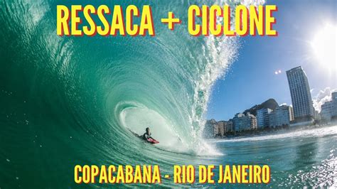 Ressaca Em Copacabana Onda Rara Quebra No Posto Surf Hardcore