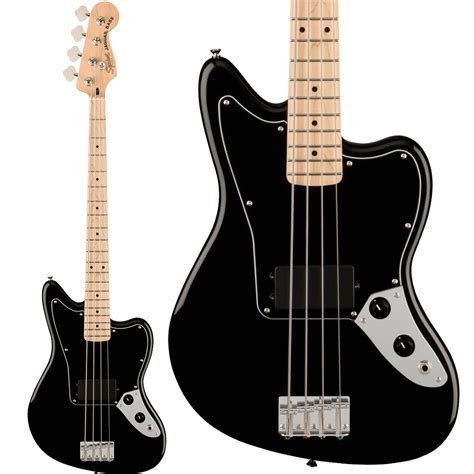 Squier By Fender Affinity Series Jaguar Bass H Maple Fingerboard Black