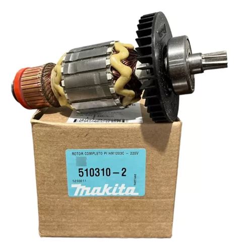 Rotor Induzido 220v Martelo Rompedor Makita Hm1203c 510310 2 Frete grátis