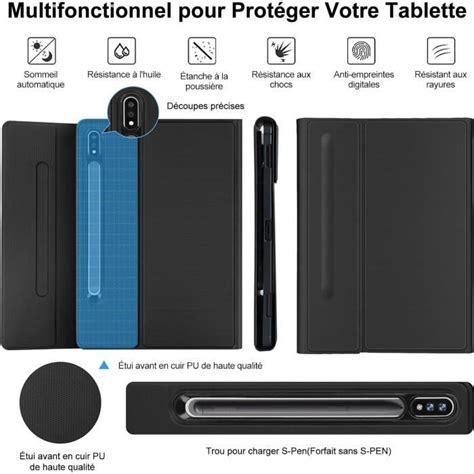 Clavier Samsung Galaxy Tab S Plus Coque Clavier Pour Samsung Galaxy